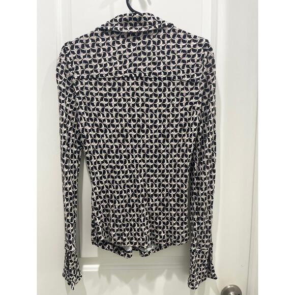 & Other Stories Print Collared Long Sleeves Blouse Sz XS - Picture 6 of 7